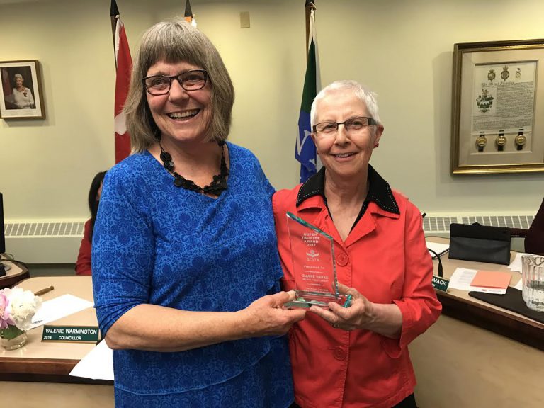 Provincial award for local library trustee