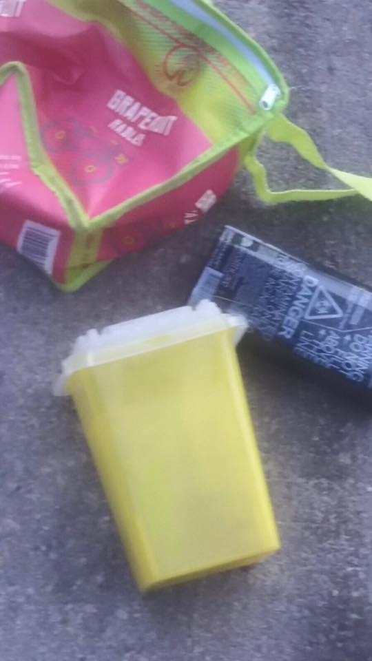 Children find used needles in Nelson