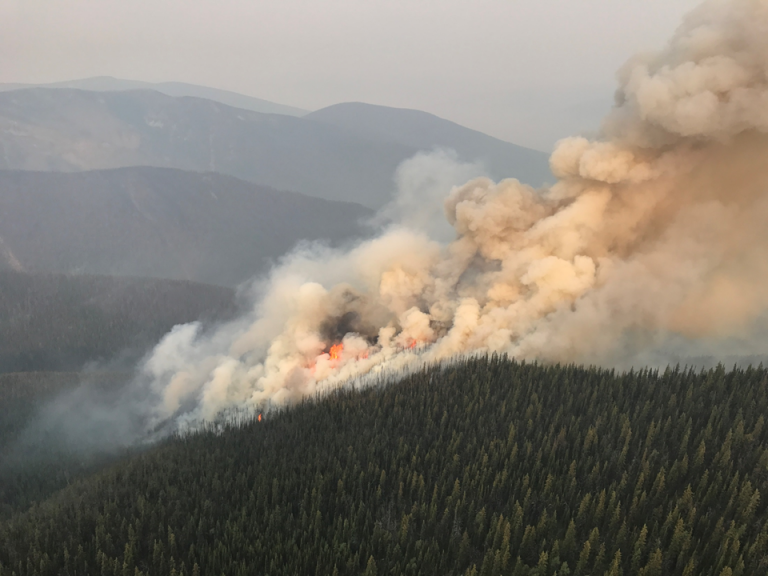 Wildfire risk in the Kootenays increases