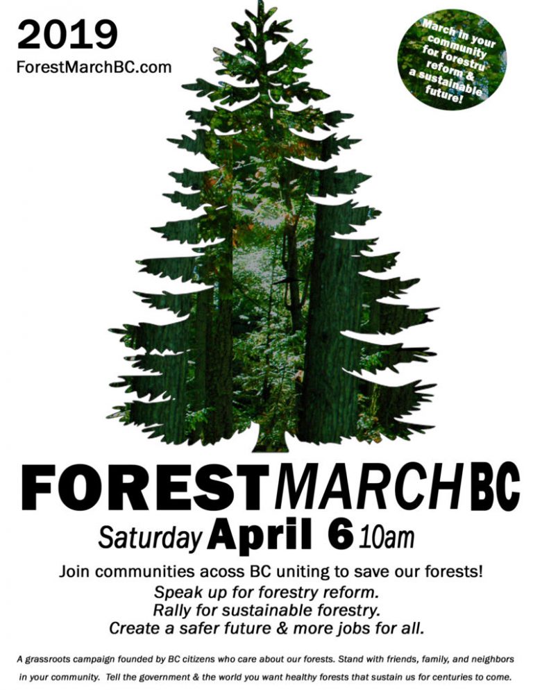Forest March set for communities across BC