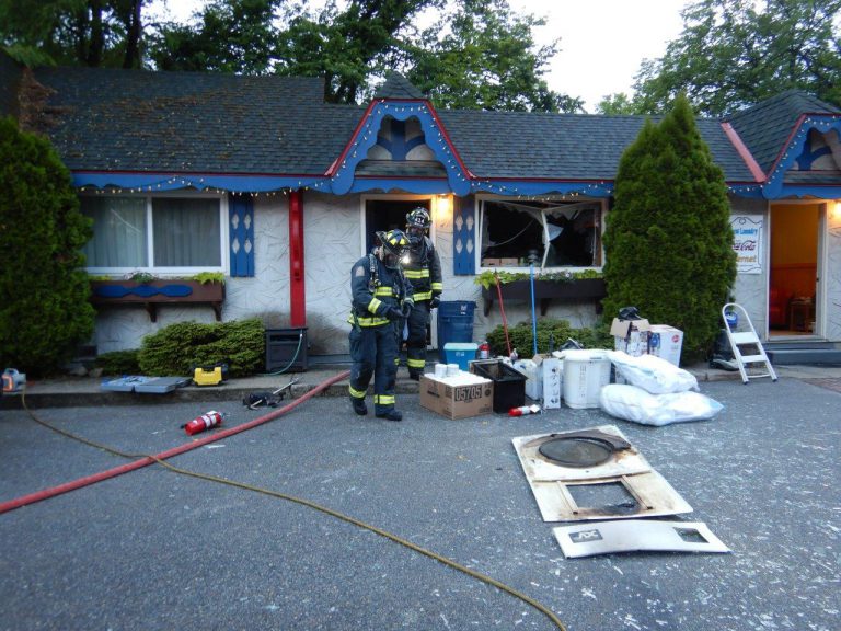 Damages for $25.000 after explosion at Alpine Inn on Friday night