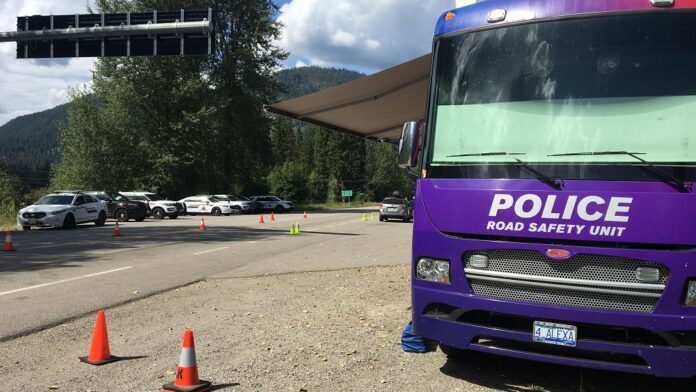 This is a photo of a checkstop van.