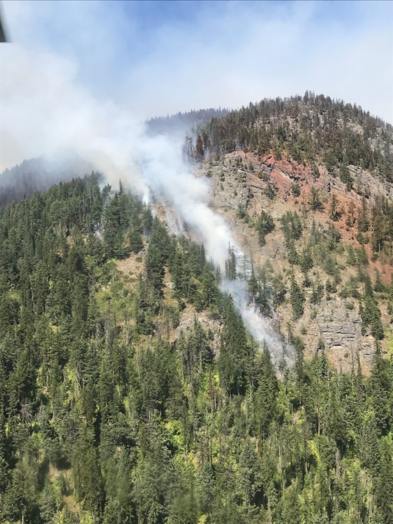 Talbot Creek Wildfire reaches 446 hectares as crews establish perimeter