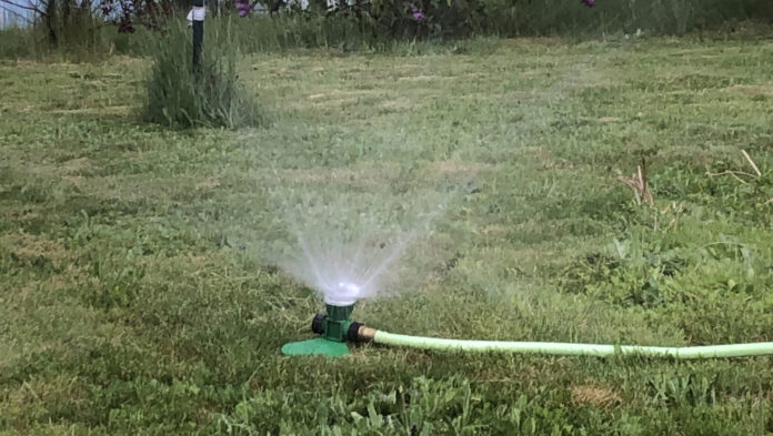 This is a photo of a lawn sprinkler