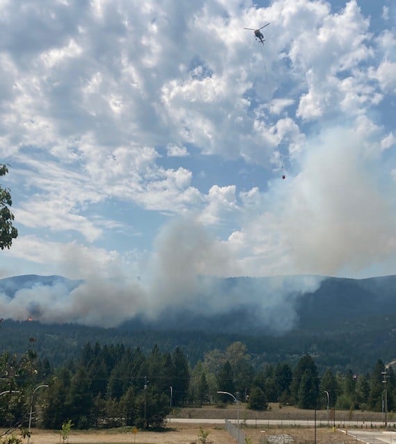 Evacuation Order in effect for areas of Castlegar due to wildfire