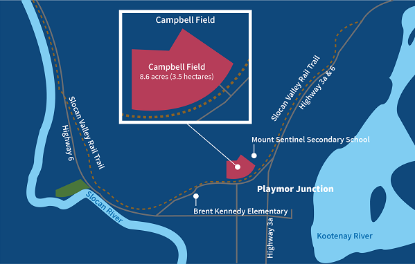 Residents prefer outdoor option for South Slocan’s Campbell Field