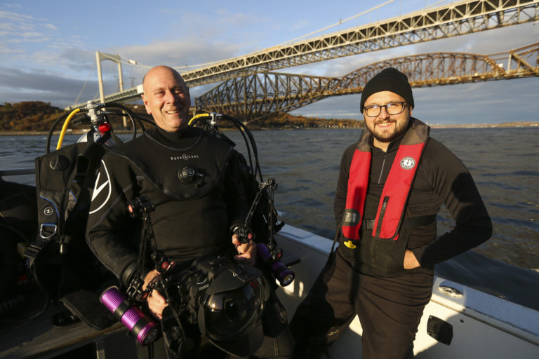 Film crew explores wrecks on Kootenay Lake