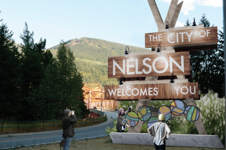 Construction on Nelson’s new welcome signs expected in spring