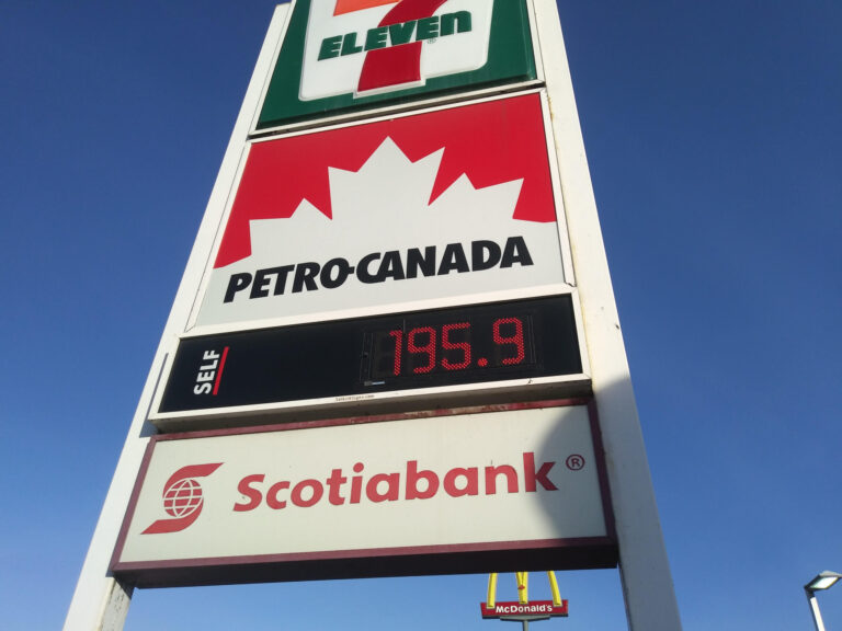 West Kootenay gas prices averaging 195.9 cents per litre