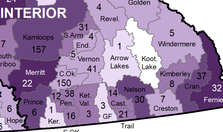 New COVID cases in West Kootenay still dropping