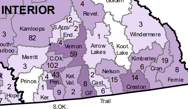 New COVID cases hold steady in West Kootenay