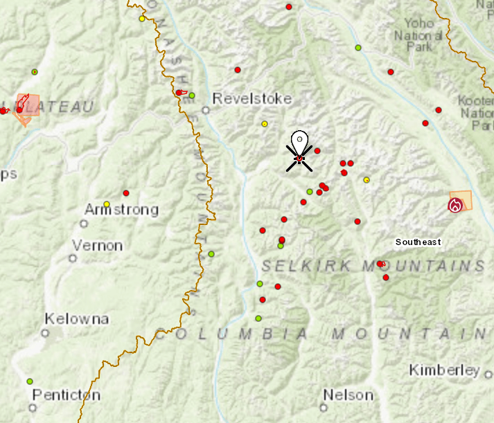 West Kootenay/Boundary fire activity remains mostly quiet