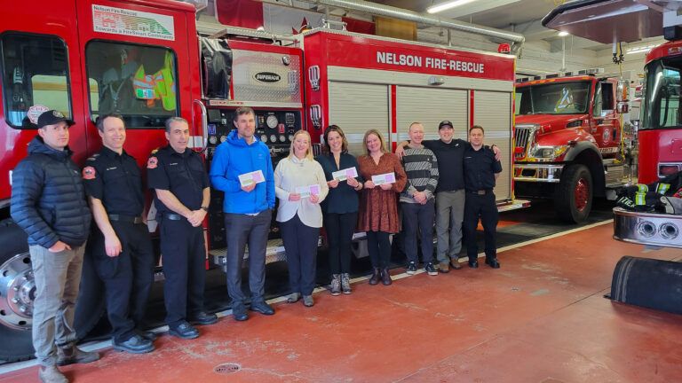 Four schools receive funds for food from Nelson firefighters