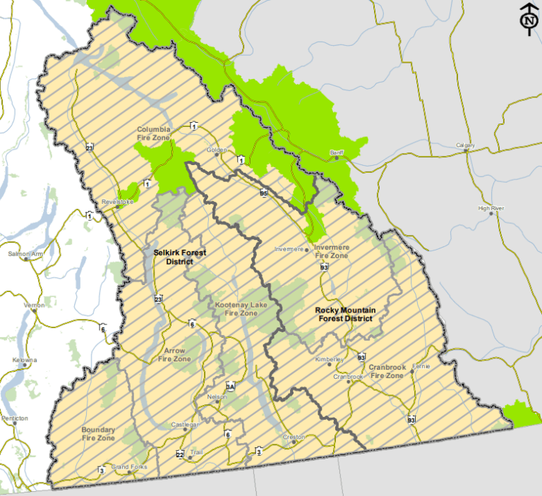 Larger burning to be banned Thursday in Kootenay-Boundary