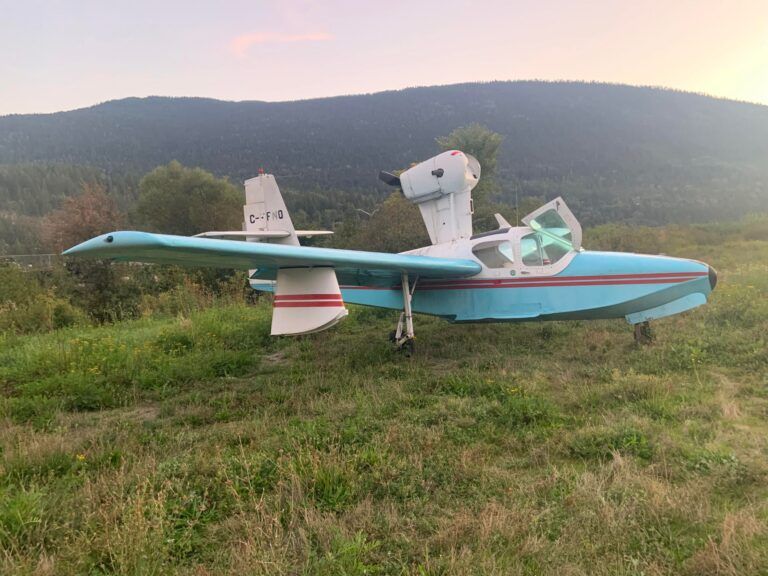 Plane makes emergency landing near Salmo