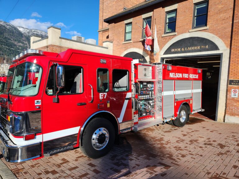 Out with the old, in with the new: Nelson Fire Rescue gets new truck