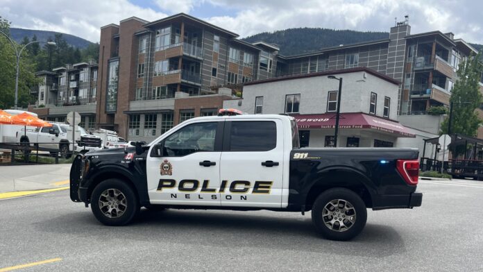 This is a photo of a Nelson Police truck