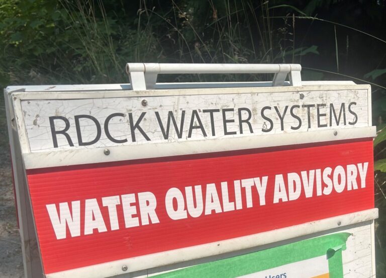 Water Quality Advisory issued for the South Slocan