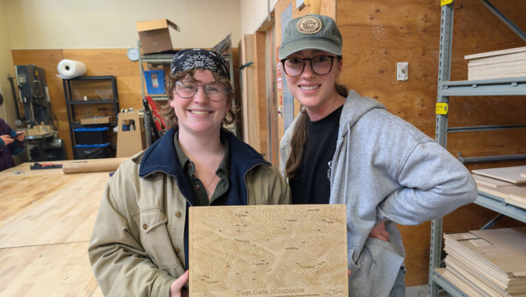 Selkirk College students transform maps from screens to physical models