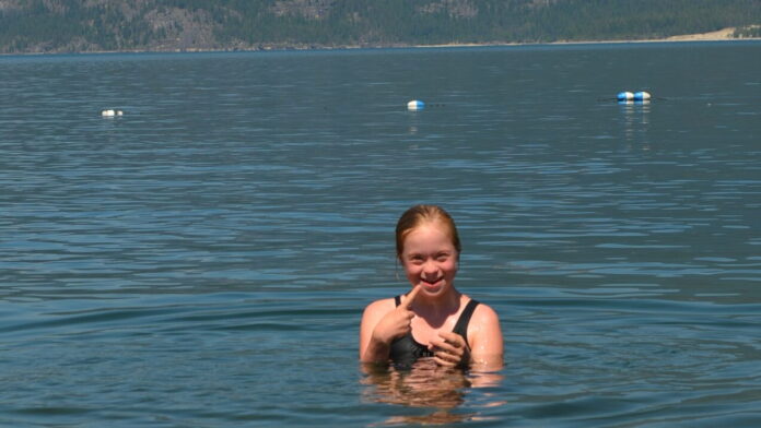 This is a photo of 14-year old Lily Nay of Kaslo.