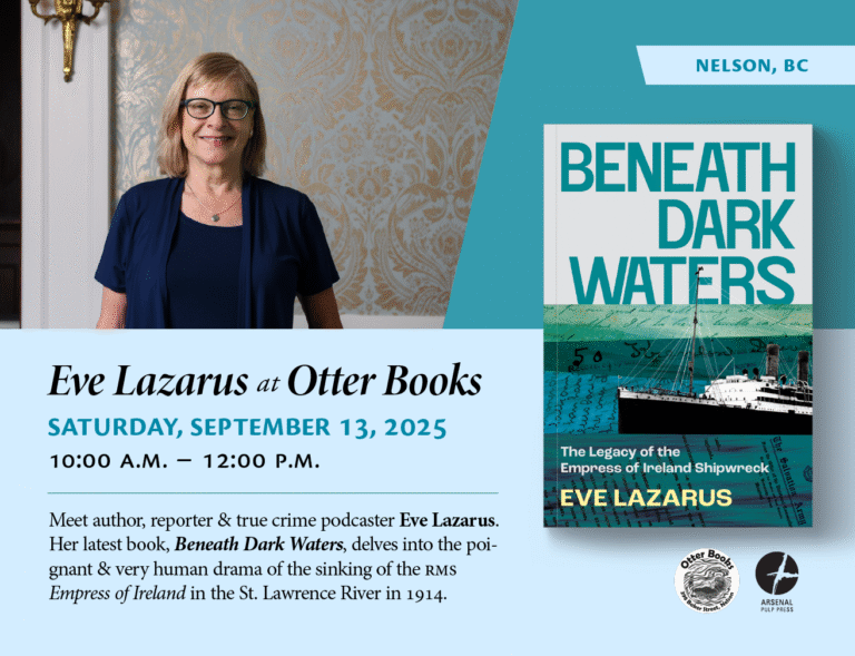 Book signing with Eve Lazarus